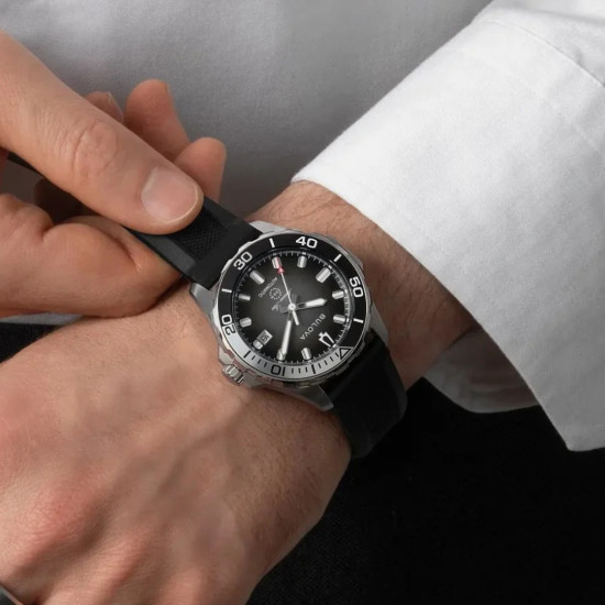 BULOVA 98B465 muški sat Marine Star Series B Automatic Diver Sapphire Crystal Sunray Gradient Gray Black Dial 41mm 20ATM Bestseller