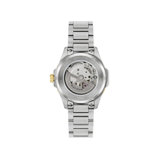 BULOVA 98B467 muški sat Marine Star Automatic Two Tone Sport Style Emerald Green Dial 41mm 20ATM