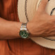 BULOVA 98B467 muški sat Marine Star Automatic Two Tone Sport Style Emerald Green Dial 41mm 20ATM
