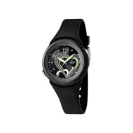 Calypso K5576/6 ženski tinejdž sat Trendy Black silikonski kaiš Kivi Green Detail 34mm