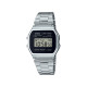 Casio Vintage A158WEA-1E unisex Everyday Classic Metal Finish Black Dial