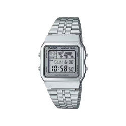 Casio Vintage A500WA-7 unisex Full Digital Classic Silver Tone
