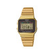 Casio Vintage A700WG-9A unisex Slim Elegance Gold Tone Brown detail