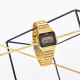 Casio Vintage A700WG-9A unisex Slim Elegance Gold Tone Brown detail