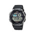 Casio AE-1000W-1B muški sat Digital Sport Travel All Black Light Gray detail 10ATM 43mm