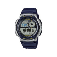 Casio AE-1000W-2A muški sat Digital Sport Travel All Deep Blue Light Gray detail 10ATM