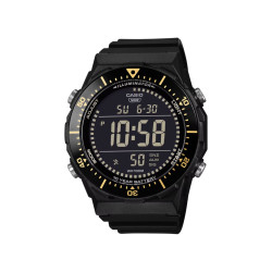 Casio AE-1700H-1B muški sat XL Round Digital All Black Yellow detail 10ATM