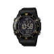 Casio AE-1700H-1B muški sat XL Round Digital All Black Yellow detail 10ATM