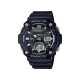 Casio AEQ-120W-1A muški sat Sport Digital XL All Black Graphite Detail 10ATM