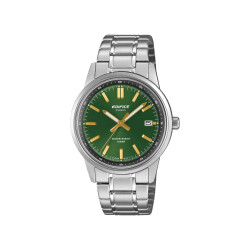 Casio Edifice EFR-109D-3A muški sat Vintage Sport Green Sunray Dial 38mm Gold Detail 10ATM NOVO