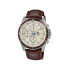Casio Edifice EFR-526L-7B muški sat Champagne Chronograph 43mm Brown Croco kožni kaiš 10ATM