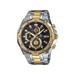 Casio Edifice EFR-539SG-1A muški sat Black & Gold Bold XL Two Tone Chronograph 49mm Sport Elegance 10ATM