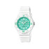 Casio LRW-200H-3C ženski tinejdž sat Sport White Reseda Green Checkered Dial 10ATM silikonski kaiš 34mm