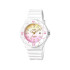 Casio LRW-200H-4E2 ženski tinejdž sat Sport White Baby Pink Yellow Detail 10ATM silikonski kaiš 34mm             