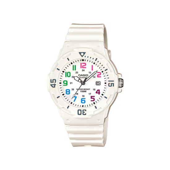Casio LRW-200H-7B ženski tinejdž sat Sport White 10ATM silikonski kaiš 34mm