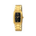 Casio LTP-1165N-1C ženski sat pravougaono kućište Timeless Classic Style Gold Tone Black Dial 21mm