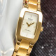 Casio LTP-1165PN-9C ženski sat elegantan pravougaono kućište Timeless Classic Style Gold Tone Champagne Dial Edition 21mm