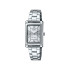 Casio LTP-1234DD-7A ženski sat pravougaono kućište elegantan Old Money Style Sunray White Dial 21mm