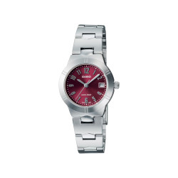 Casio LTP-1241D-4A2 ženski sat Sweet Petite Sunray Wine Color Dial 25mm Bombonica Bestseller