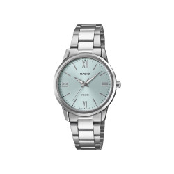 Casio LTP-1303DD-2A ženski sat Classic Lady Analog Roman Numerals Baby Blue Sunray Dial 30mm