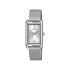 Casio LTP-B171M-1A ženski sat Slimline Rectangle Mesh White Dial 20mm