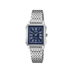 Casio LTP-B190D-2B ženski sat Vintage Tank Roman Numerals Navy Blue Dial 23mm