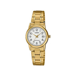 Casio LTP-V002G-7B2 ženski sat Gold ton Mini pregledan brojčanik