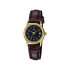 CASIO LTP-V002GL-1B ženski sat Brown Black Mini pregledan brojčanik Old Money Style 25mm
