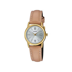 Casio LTP-V002GL-7B3 ženski sat Nude kožni kaiš Mini