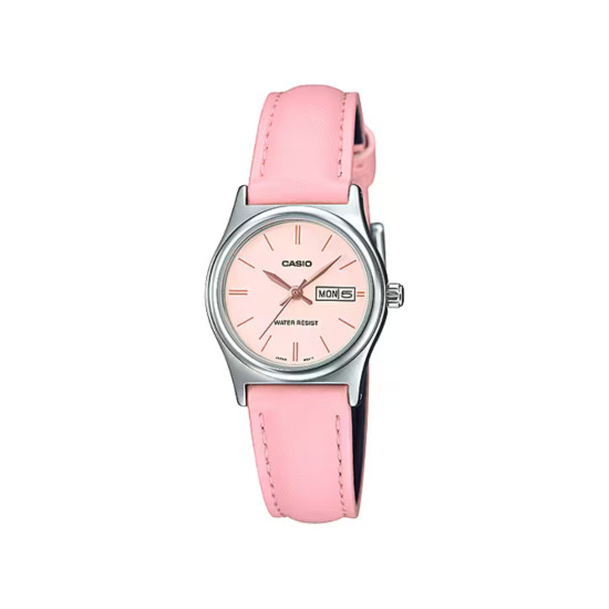 Casio LTP-V006L-4B ženski sat Analogni kožni kaiš Mini Light Pink