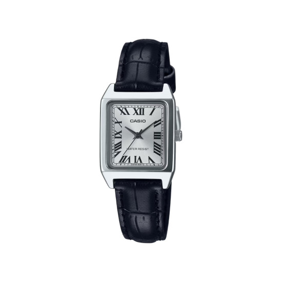 Casio LTP-V007L-7B1 ženski sat pravougaono kućište kožni kaiš Roman
