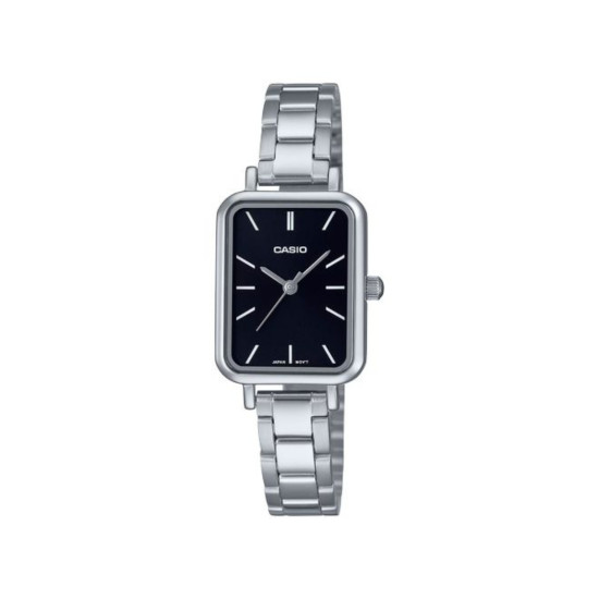 Casio LTP-V009D-1E ženski sat pravougaono kućište Nostalgia Black Dial