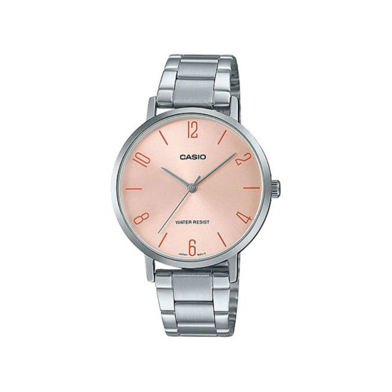 Casio LTP-VT01D-4B2 ženski sat Minimalist Classic Peach Dial