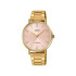 Casio LTP-VT01G-4B ženski sat Minimalist Classic Gold ton Peach Dial