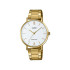 Casio LTP-VT01G-7B ženski sat Minimalist Classic Gold Ton White Dial