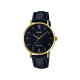 Casio LTP-VT01GL-1B ženski sat Minimalist Classic kožni kaiš Black