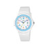 Casio LX-800H-7A2 ženski tinejdž sat Colorful and Cute White Arabic Numerals 10ATM silikonski kaiš Light Blue Detail 34mm