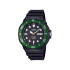 Casio MRW-230H-1E3 muški tinejdž sat Adventure Full Black Silicone Green Detail 44mm 10ATM