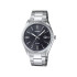 Casio MTP-1302D-1A1 unisex Heritage Grande Fluted Bezel Graphite Dial