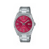 Casio MTP-1302PD-4A unisex Heritage Grande Fluted Bezel Red Dial