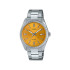 Casio MTP-1302PD-9A unisex Heritage Grande Fluted Bezel Amber Dial