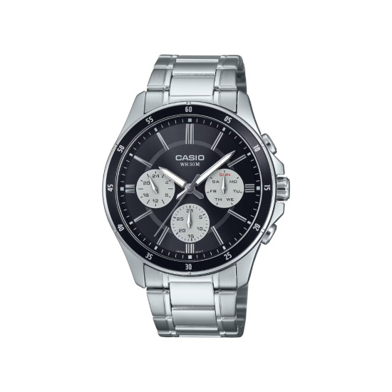 Casio MTP-1374D-1A3 muški sat Multifunkcionalni Sportsko-elegantan Graphite Dial