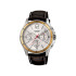 Casio MTP-1374L-7AV muški sat Multifunkcionalni Sportsko-elegantan Brown Kožni kaiš White Dial Gold detail