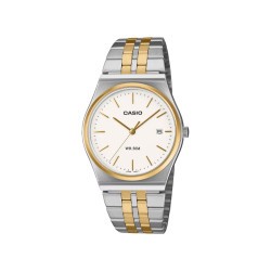 Casio MTP-B145SG-7A Unisex Vintage 80s Two Tone White Dial
