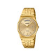Casio MTP-B146G-9A Unisex Vintage 80s Classic Day Date Gold Tone Champagne Dial