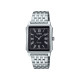Casio MTP-B190D-1B muški sat Classic Roman Numerals Silver Tone pravougaoni Black Dial 31mm Old Money Style