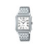 Casio MTP-B190D-7B muški sat Vintage Gentleman Style Silver Tone Pravougaono kućište 31mm Old Money Style