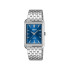 Casio MTP-B215D-2A muški sat Aristocrat Clasy pravougaono kućište Deep Blue Sunray Dial 26mm Old Money Style