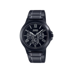 Casio MTP-V300B-1A muški sat Multifunkcionalni Elegantni Full Black Stainless Steel