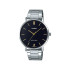 Casio MTP-VT01D-1B unisex Minimalist Grande Black Dial